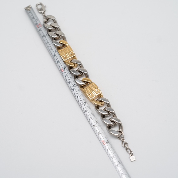 Givenchy 4G Chain Large Bracelet Golden Silvery - Picture 5 of 7